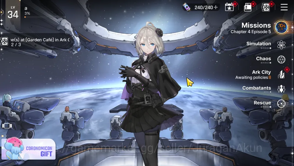Chaos Zero Nightmare Accounts GLOBAL LV34|4SSR[Khalipe 5