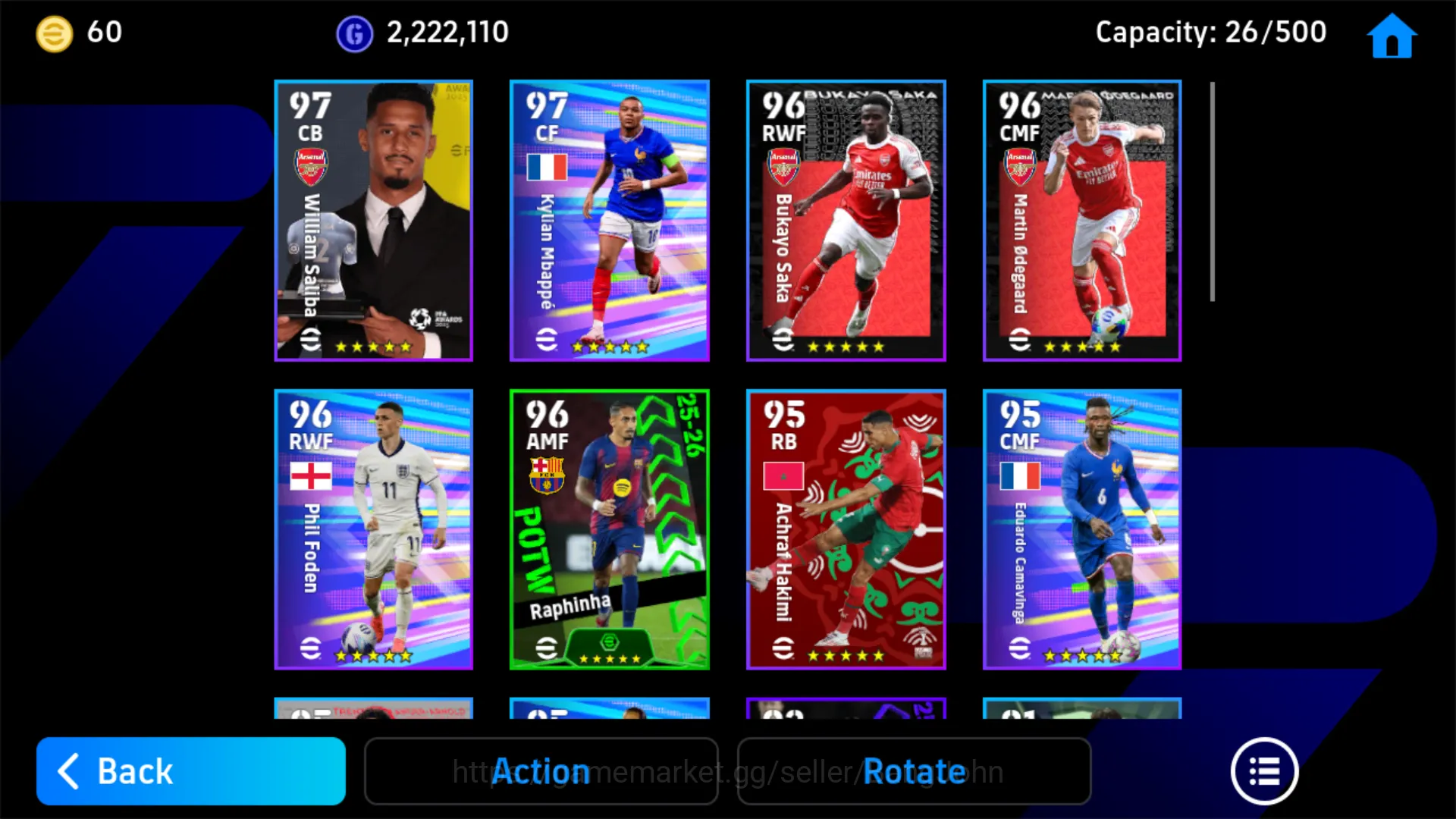 eFootball Accounts Others Power 3144 | Paul scholes Epic DB | Omar Marmoush Show Time | Brahim Diaz Show Time |EFB203B 5