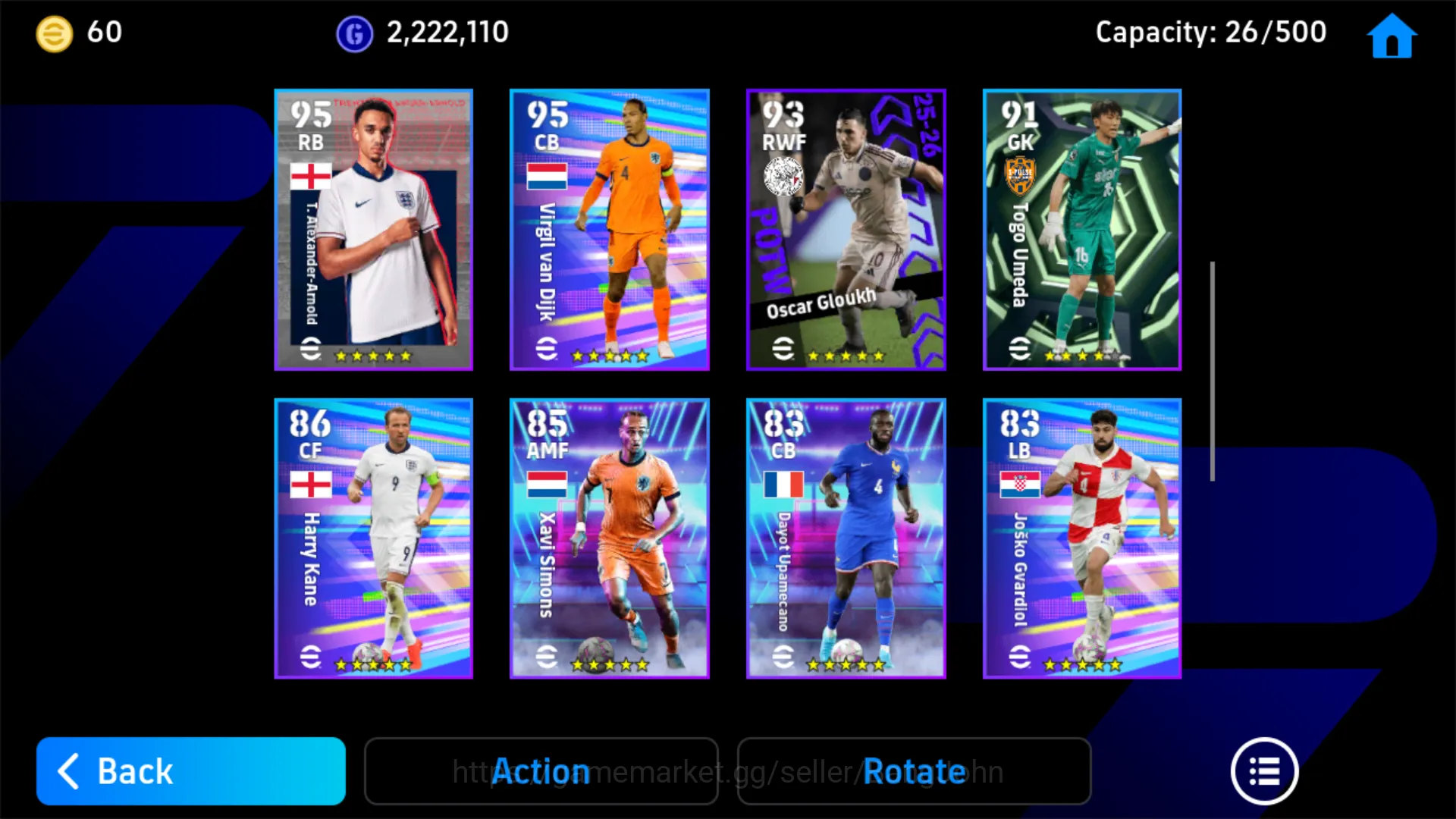 eFootball Accounts Others Power 3144 | Paul scholes Epic DB | Omar Marmoush Show Time | Brahim Diaz Show Time |EFB203B 6