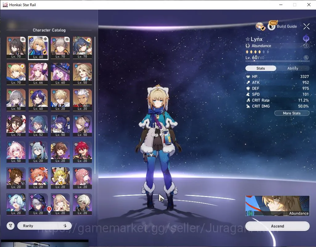 Honkai Star Rail Accounts Mid Game ASIA|TL54|6 Limited[Saber+Sign,Yunli,Jade,Dr Ratio,Ruan Mei,Archer]|Amphoreus|Take 2