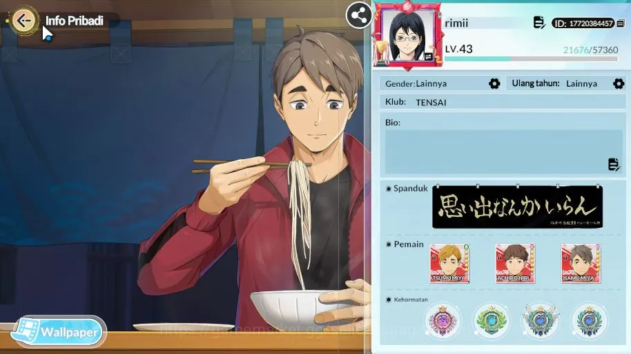 HAIKYU!! FLY HIGH Accounts SEA|Lvl 43|3 UR [Oshamu+Memo,Atsumu+Memo,Hirugami]+8 SSR 2
