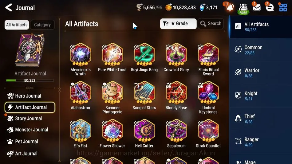 Epic Seven Accounts Mid-Tier Global Unverif|7ML(Belian,A Elena,DK Shanun,D Lilibert,etc)114Char,Ken,,AW Hwayoung|POH 2