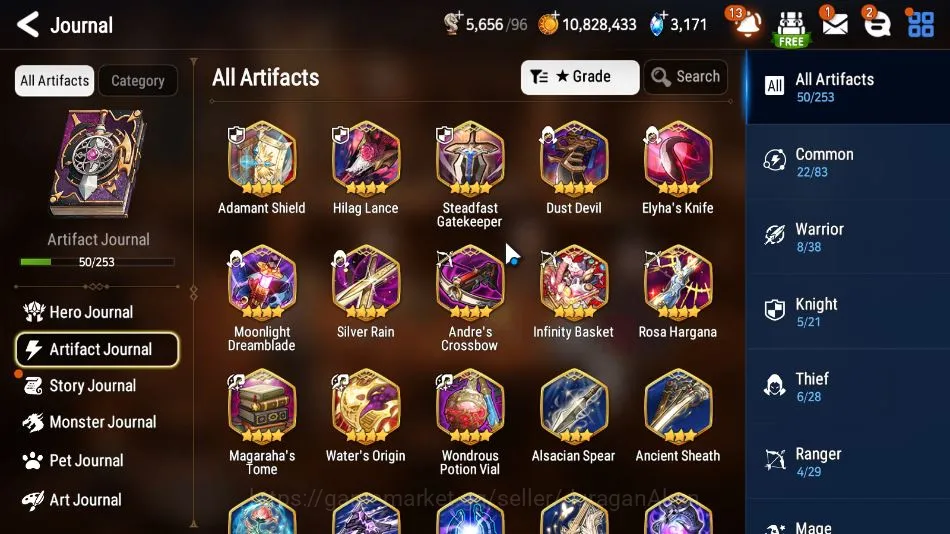 Epic Seven Accounts Mid-Tier Global Unverif|7ML(Belian,A Elena,DK Shanun,D Lilibert,etc)114Char,Ken,,AW Hwayoung|POH 3