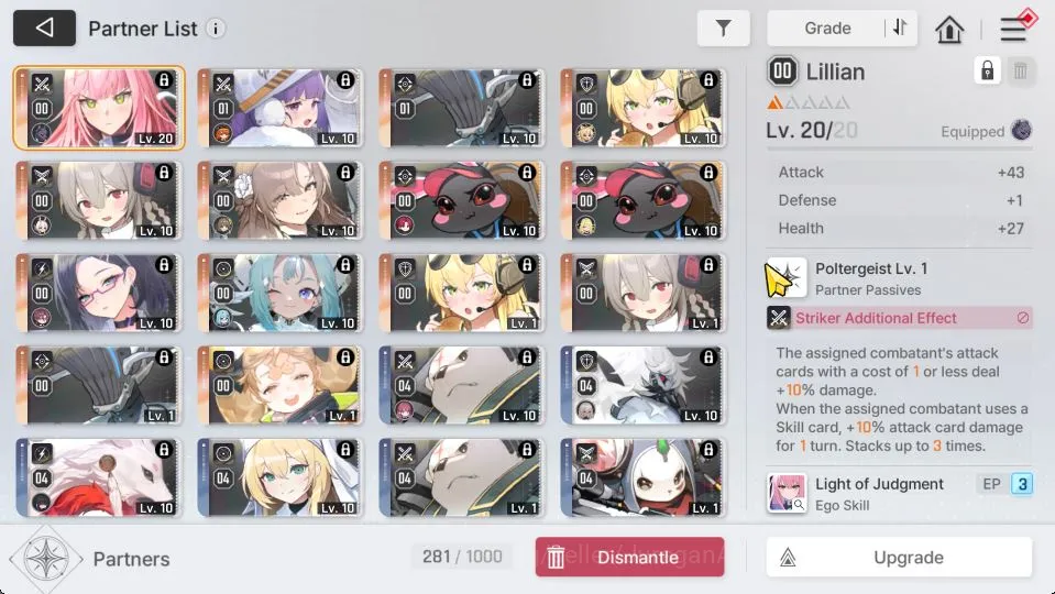 Chaos Zero Nightmare Accounts GLOBAL|LV 25|3,9K Cry|6 SSR (Chizuru,MagnaM1,Orlea,Kayron,Veronica,Hugo) + 10 SR + 14 SR 4