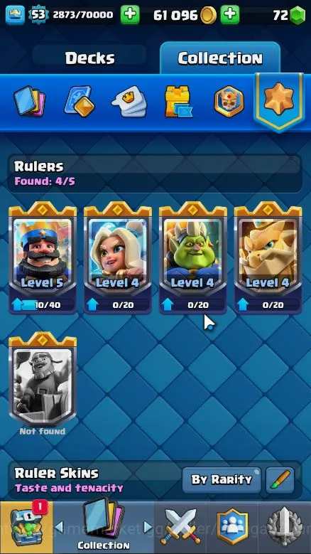 Clash Royale Accounts High-End Lvl 53|Trophy 10000|Limited Skin Emote|KTL 14|Card 118|13 EVO,5 Champ,21 Legend,33 Epic,30 2