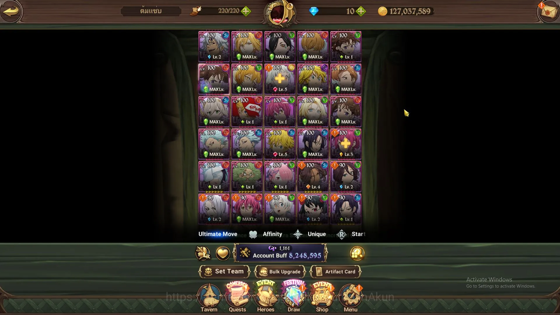 The Seven Deadly Sins: Grand Cross Accounts ASIA|8,2M CC|5 LR + 5 UR +Many Collabs|LMeliodas6/ image 4