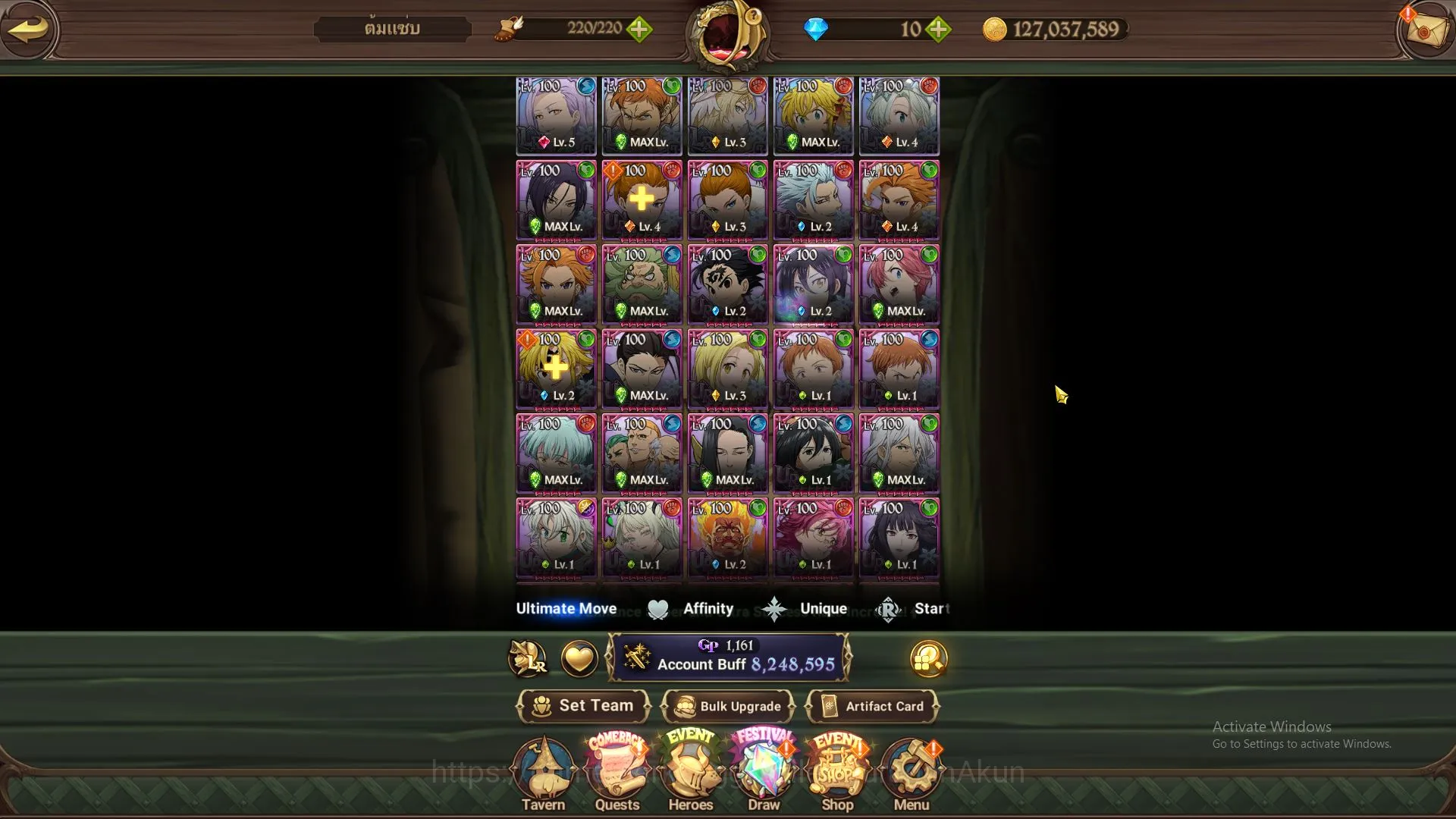 The Seven Deadly Sins: Grand Cross Accounts ASIA|8,2M CC|5 LR + 5 UR +Many Collabs|LMeliodas6/ image 5