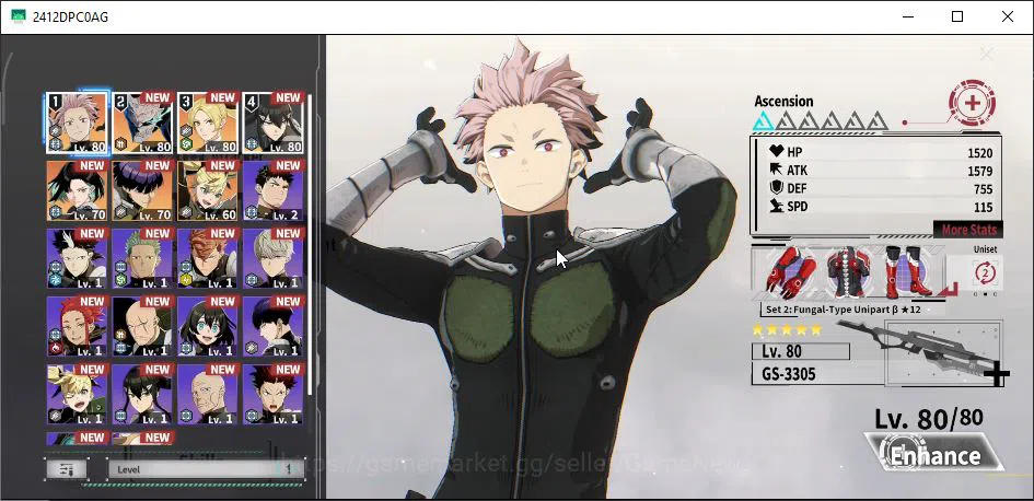 Kaiju No. 8 The Game Accounts [MOBILE] PR 40|7 SSR 2 Limit | Mina Superb (Hikari shinomiya+Sign,Gen JST A1+SignA2,Rin