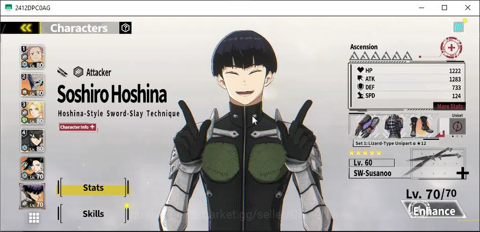 Kaiju No. 8 The Game Accounts [MOBILE] PR 40|7 SSR 2 Limit | Mina Superb (Hikari shinomiya+Sign,Gen JST A1+SignA2,Rin 6