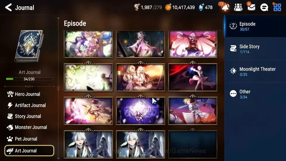 Epic Seven Accounts Starter ASIA Unverif|10 ML(LR Krau,Har Setti,SageBalSezan,RueleOf Light,Etc)+AWHwayung,Rinak,Etc|Auto W 18