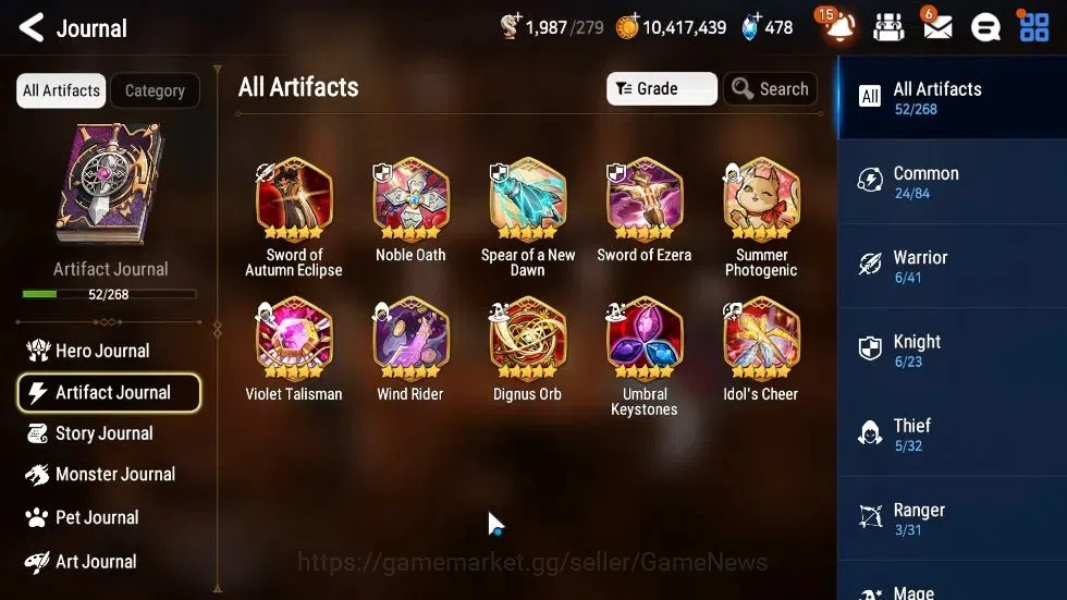 Epic Seven Accounts Starter ASIA Unverif|10 ML(LR Krau,Har Setti,SageBalSezan,RueleOf Light,Etc)+AWHwayung,Rinak,Etc|Auto W 8