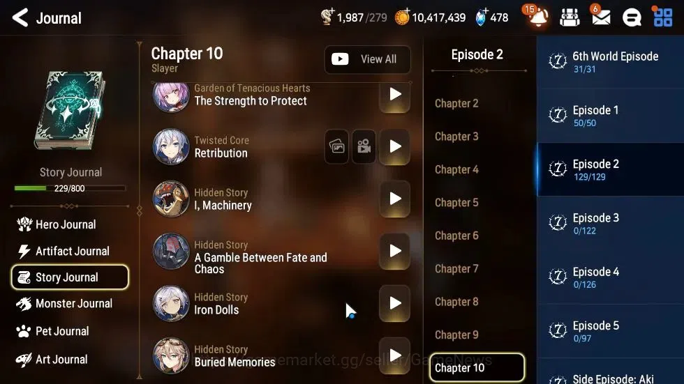 Epic Seven Accounts Starter ASIA Unverif|10 ML(LR Krau,Har Setti,SageBalSezan,RueleOf Light,Etc)+AWHwayung,Rinak,Etc|Auto W 9
