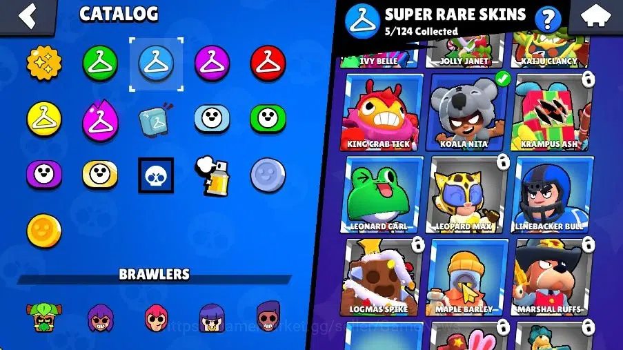Brawl Stars Accounts 5734 Trophy|15K Bling|34 Brawlers 5 Max Lvl|1 Myth Skins [Vanara Frank] 10 Epic 5 SR Skins|Cn On|Take 13
