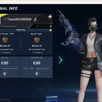 Blood Strike Accounts Rare Skin ASIA|Eternal Gun:Uzi-Star Chaser| 1 Epic Name-Changing Card|Legendary Nova-Rebel Vogue|Check