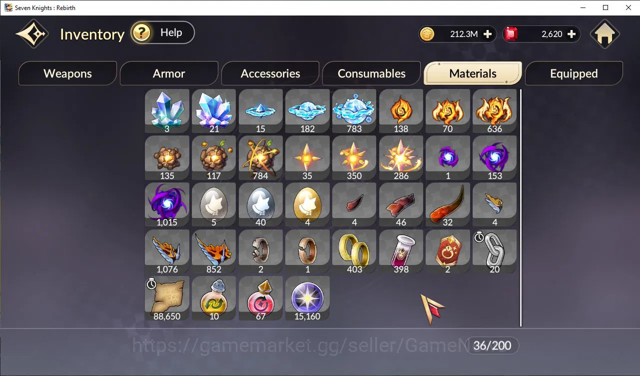 Seven Knights Re:Birth Accounts Global SEA ENDGAME|Full Ex-7k[RosieTC1,GelidusTC1, image 11
