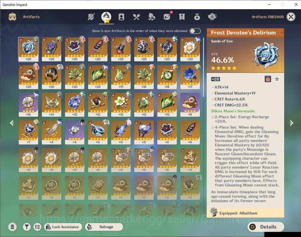 Genshin Impact Accounts ASIA|AR 51|5 Limited +2(*5Weapon)|Nahida,Furina,Ye image 10