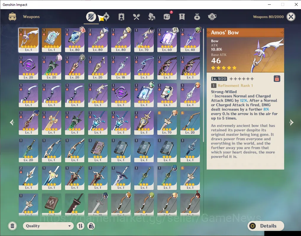 Genshin Impact Accounts ASIA|AR 51|5 Limited +2(*5Weapon)|Nahida,Furina,Ye image 11