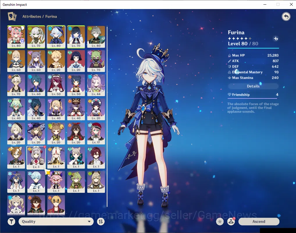 Genshin Impact Accounts ASIA|AR 51|5 Limited +2(*5Weapon)|Nahida,Furina,Ye image 13