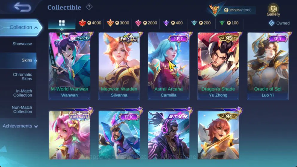 Mobile Legends: Bang Bang Accounts Hero 131 Skin 548|High Immo 172|Legend[Alpha,Franc image 18