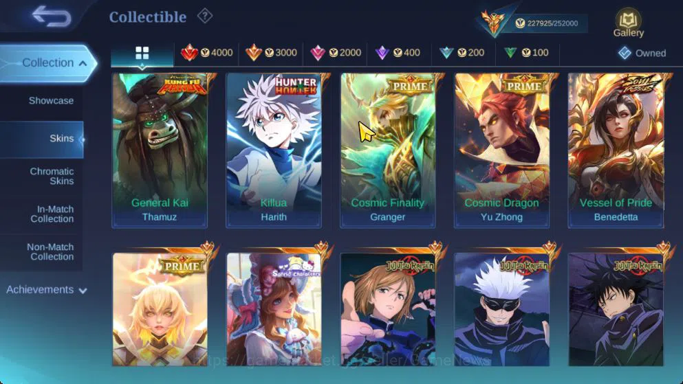 Mobile Legends: Bang Bang Accounts Hero 131 Skin 548|High Immo 172|Legend[Alpha,Franc image 7