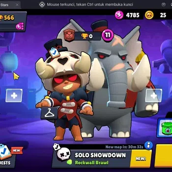 Brawl Stars Accounts Trophy 566|12 Brawlers |3 Max (ShellyHC,Edgar,Nita) |2 Legendary,1 Mythic,2 Epic Skin|3211 Bling