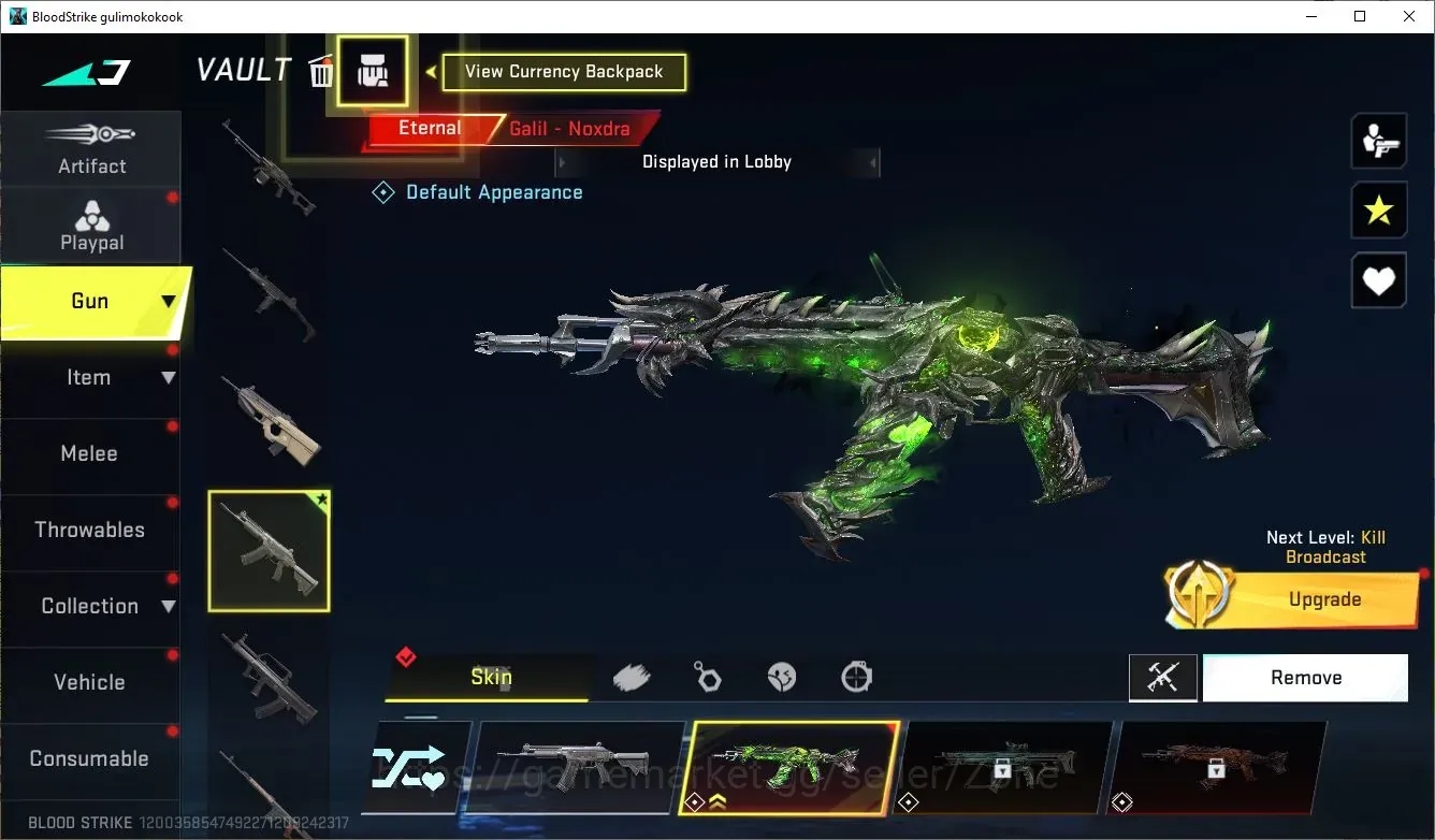 Blood Strike Accounts Starter ASIA|STARTER|1 ETERNAL: Galil-Noxdra|1 LEGENDARY|60 Eternal Upgrade Point|LogNetEase(BS1006Z) 1