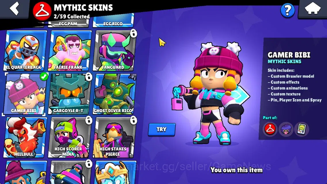 Brawl Stars Accounts 11233 Trophy|140 Gem|38 Brawler 7 MAX Lvl 3 Myth:  image 14