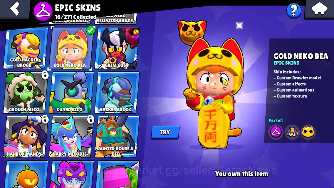 Brawl Stars Accounts 11233 Trophy|140 Gem|38 Brawler 7 MAX Lvl 3 Myth:  image 16