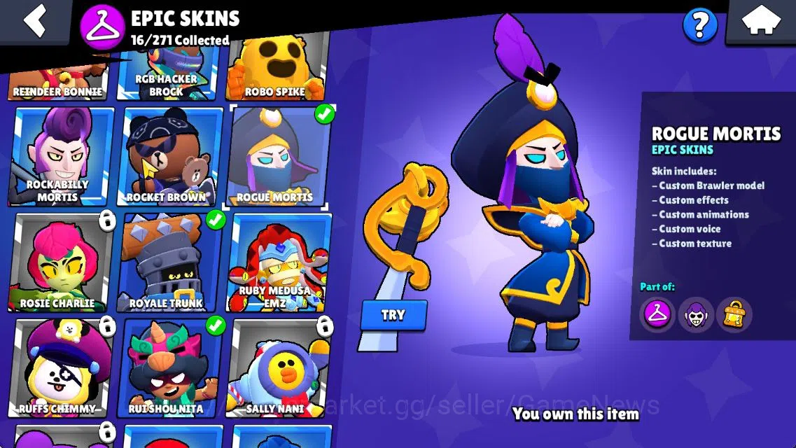Brawl Stars Accounts 11233 Trophy|140 Gem|38 Brawler 7 MAX Lvl 3 Myth:  image 17