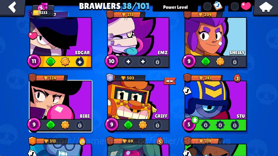 Brawl Stars Accounts 11233 Trophy|140 Gem|38 Brawler 7 MAX Lvl 3 Myth:  image 6