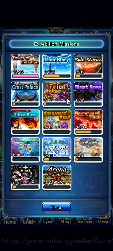 Grand Summoners Accounts Global |Rank 69|29 Ascend+9 TW|[Touma,Fren,Frieren image 9