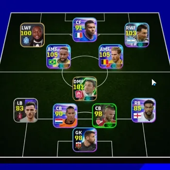eFootball Accounts Legends & Iconic Players Android|Power 2943|Show Time Kevin De Bruyne,Neymar Jr,Ibrahim Maza,Messi|Epic