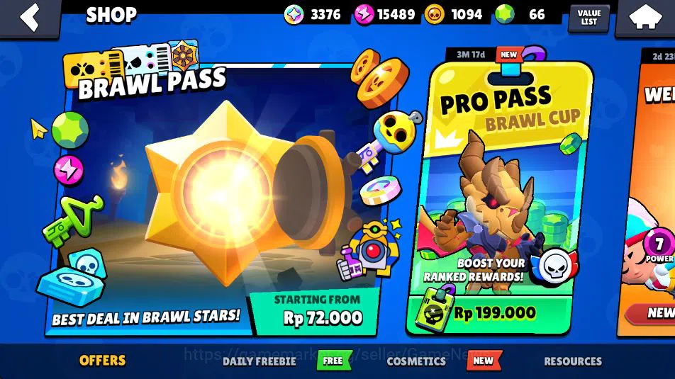 Brawl Stars Accounts 21804 Thropy|83 Brawler 19 Max Lvl|3 Hypercharge(Dustin,Godzilla,S Rico) 3 Legend, 4 Myth, etc|Take 20