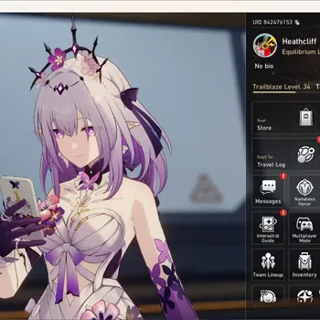 Honkai Star Rail Accounts Others ASIA|TL 34|8 Limited[Castorice,Evernight,Hyacine,Luocha,Etc]|1 Semi PremTeam|MC