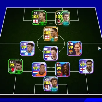 eFootball Accounts High-End Android|Power 3056|Big Time Jude Bellingham|Epic Daniele Massaro|Show Time Vozinha,Nicolas