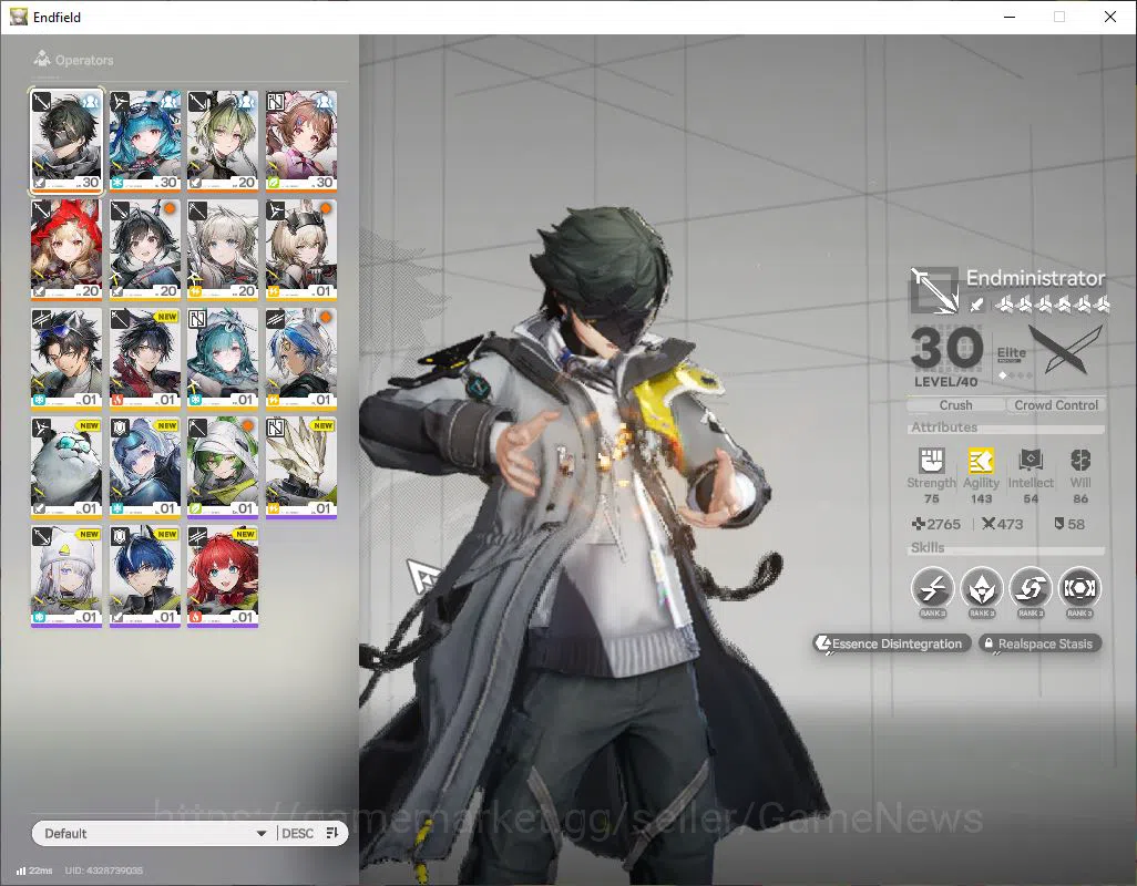 Arknights: Endfield Accounts ASIA|Lv23|SSR 2