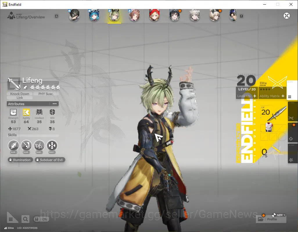 Arknights: Endfield Accounts ASIA|Lv23|SSR 5