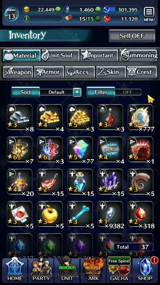 Last Cloudia Accounts GLOBAL|Rank 13|Top Tier Unit [Arkh King O Dragons, image 9