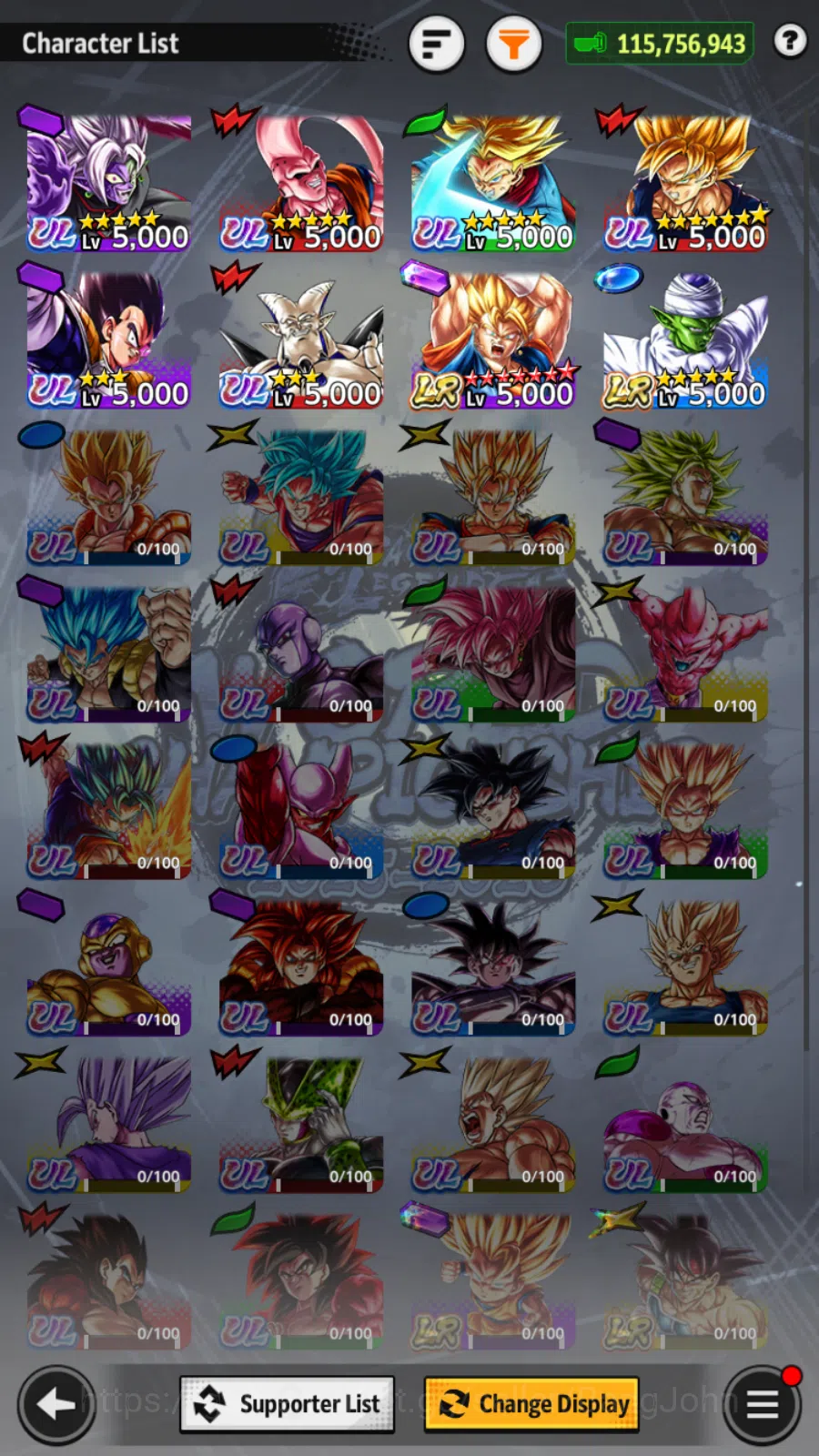 Dragon Ball Legends Accounts 115,7M Total Power|Lvl 170|2LR+6UL|Super Vegito,FW image 2