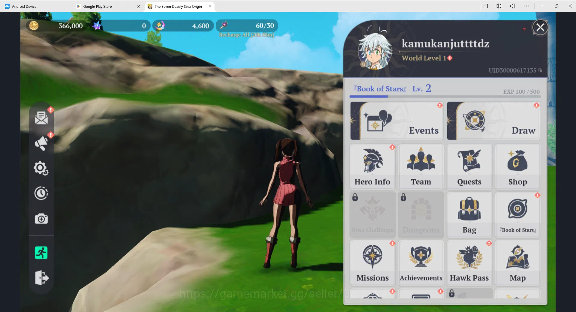 The Seven Deadly Sins: Origin Accounts SEA | Lv2 Starter | 3 SSR | Meliodas, Elaine. Guila | LogNetmarble | Take Email Check 5