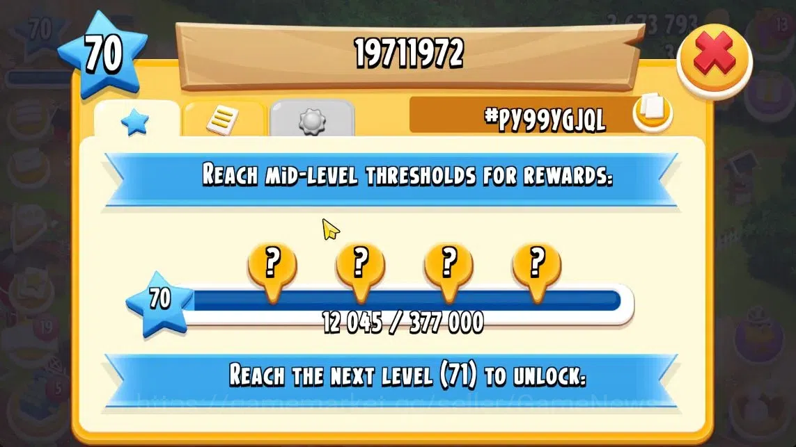 Hay Day Accounts Level 70 | Barn Storage 3000 + Silo Storage 1000 | 3,6M Coins,365 Dm |CN ON|Log Supercell ID|Take 15