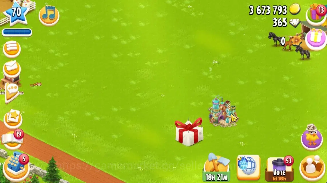 Hay Day Accounts Level 70 | Barn Storage 3000 + Silo Storage 1000 | 3,6M Coins,365 Dm |CN ON|Log Supercell ID|Take 8