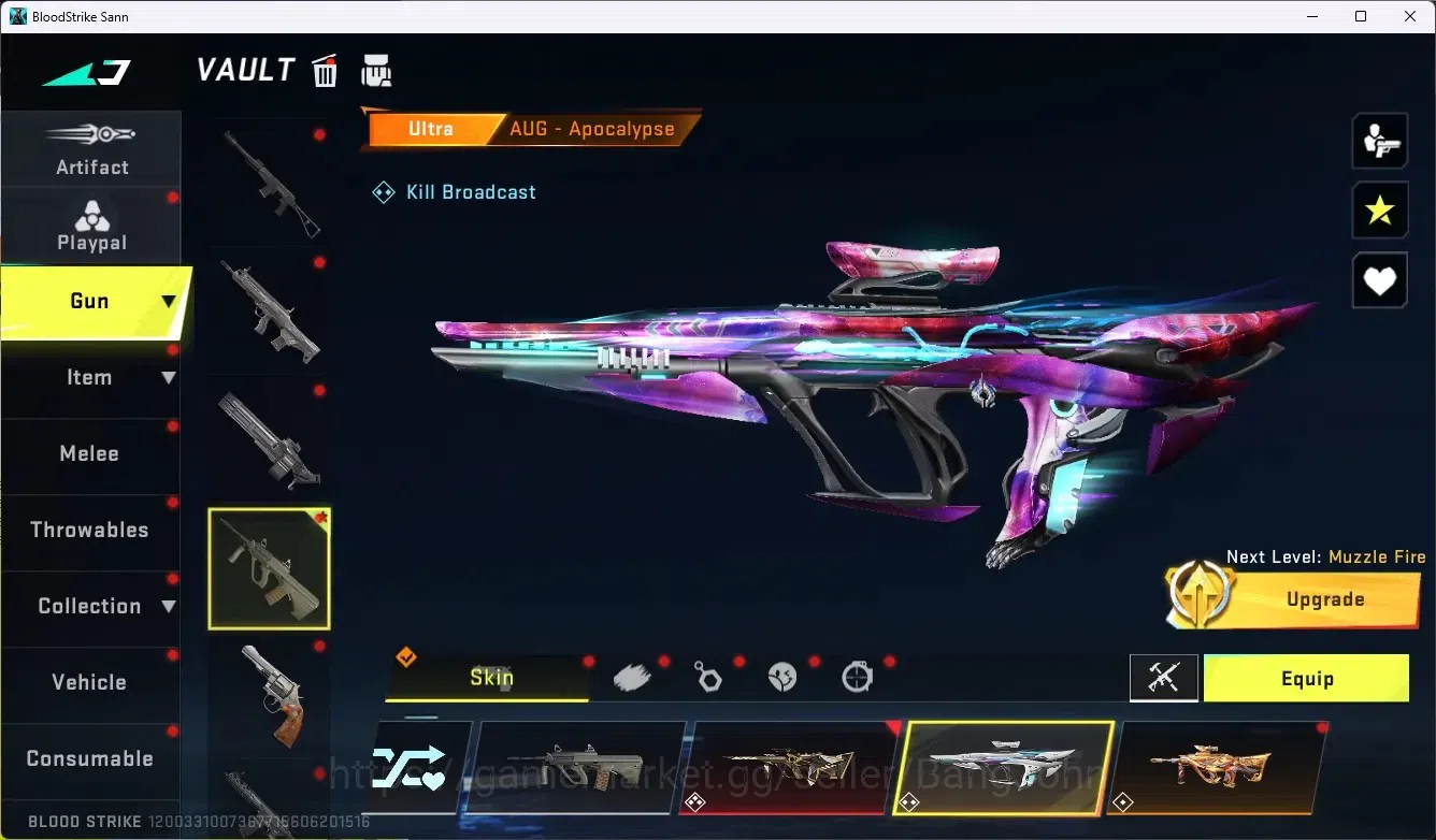 Blood Strike Accounts ASIA|2 Eternal Gun|8 Collab Gun[TR/7DS/AOT]|3 Limi image 11