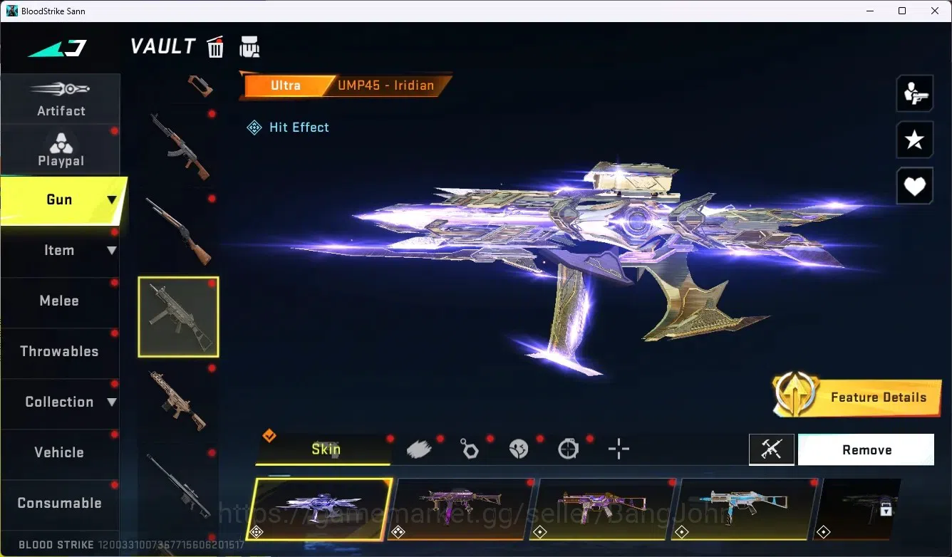 Blood Strike Accounts ASIA|2 Eternal Gun|8 Collab Gun[TR/7DS/AOT]|3 Limi image 19