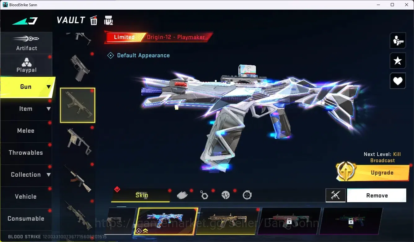 Blood Strike Accounts ASIA|2 Eternal Gun|8 Collab Gun[TR/7DS/AOT]|3 Limi image 2