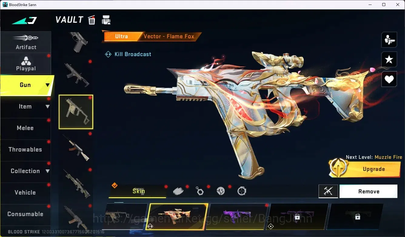 Blood Strike Accounts ASIA|2 Eternal Gun|8 Collab Gun[TR/7DS/AOT]|3 Limi image 3