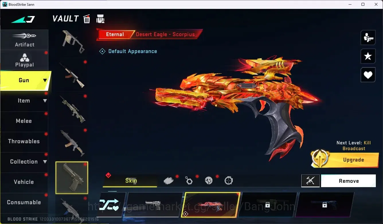 Blood Strike Accounts ASIA|2 Eternal Gun|8 Collab Gun[TR/7DS/AOT]|3 Limi image 6