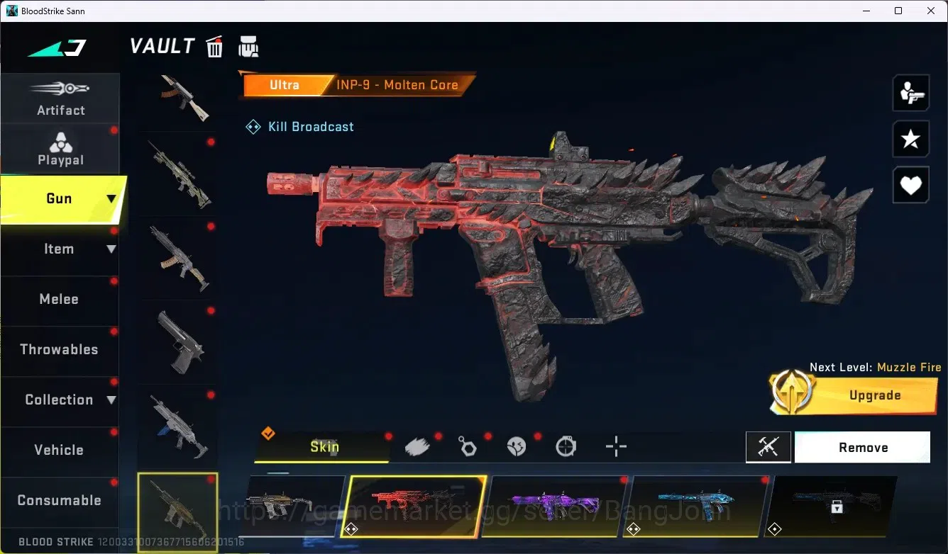 Blood Strike Accounts ASIA|2 Eternal Gun|8 Collab Gun[TR/7DS/AOT]|3 Limi image 7