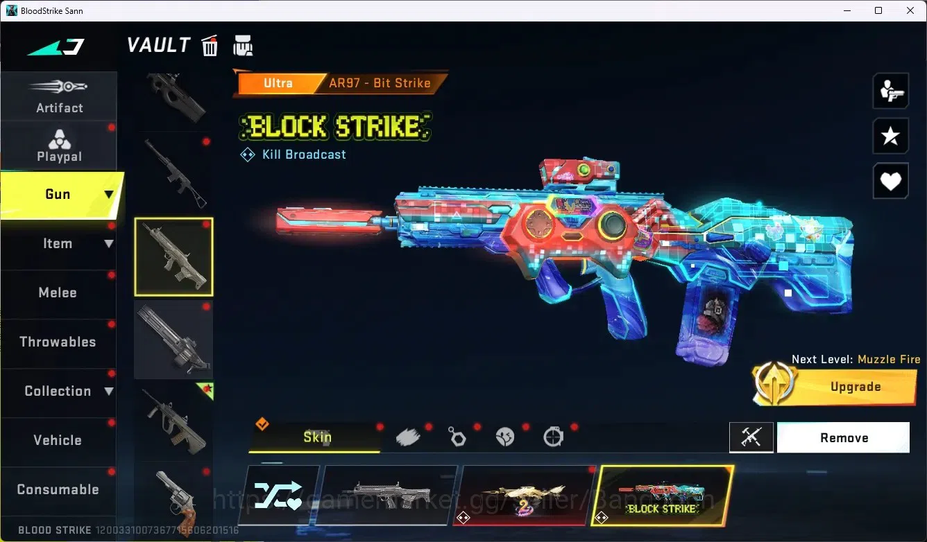 Blood Strike Accounts ASIA|2 Eternal Gun|8 Collab Gun[TR/7DS/AOT]|3 Limi image 8