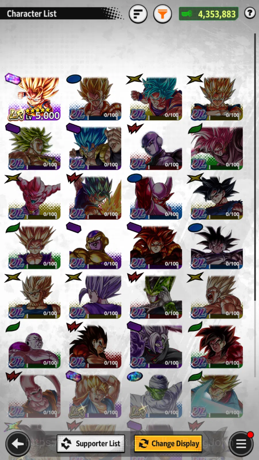 Dragon Ball Legends Accounts 4,3M Total Power|Lvl 154|50k CC|1LR|SS3 Goku (Mini image 2